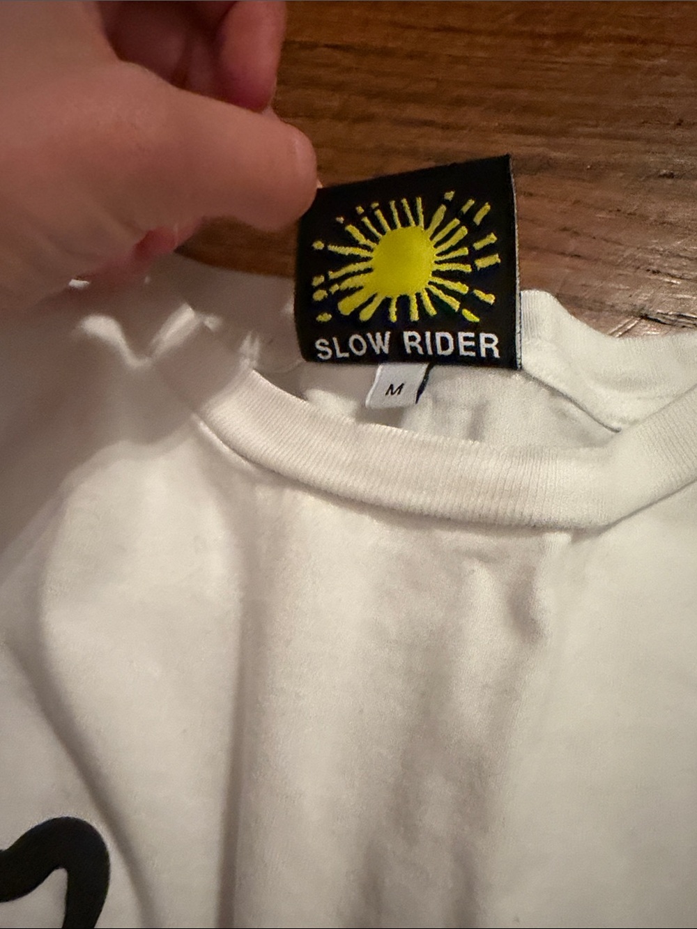 Slow Rider Graphic Tee - White - Picture 4 of 4